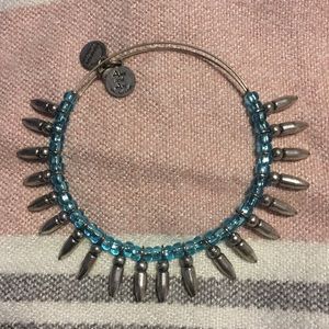 Alex and Ani spiked beaded bangle